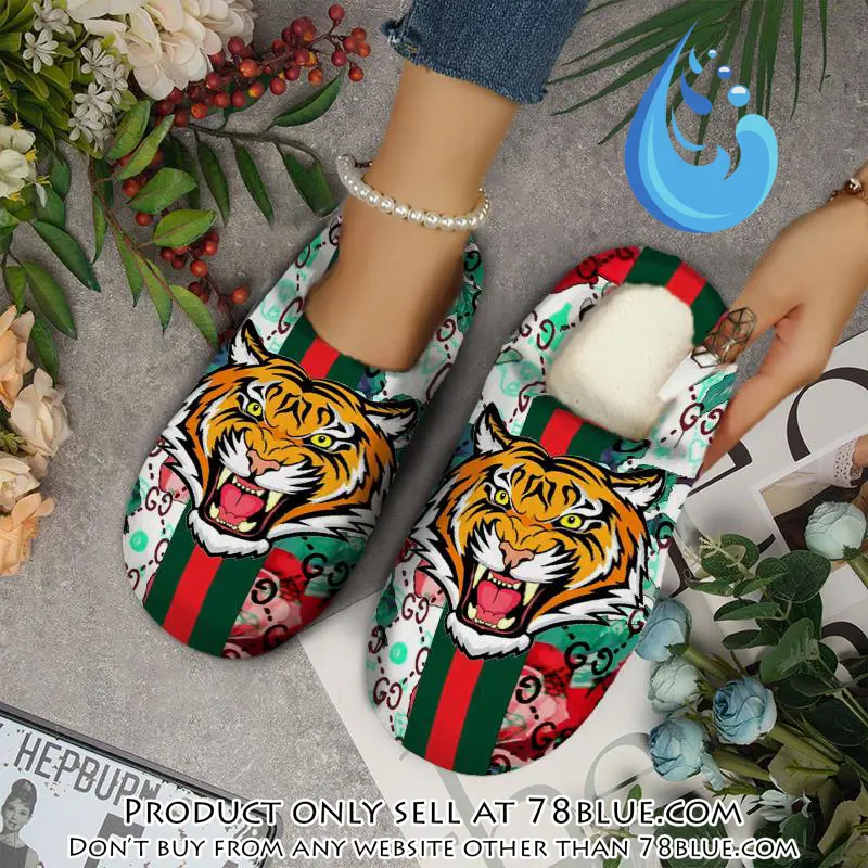 Gucci fleece slippers luxury inhouse slippers ihs1007 78b1503810